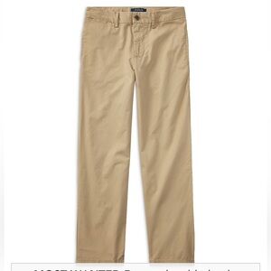 NEW WITH TAGS Polo by Ralph Lauren 100% Cotton Kids Khaki Pants sz 7